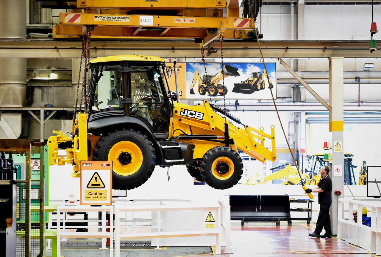 JCB ends 'short-time working' as component shipping improves