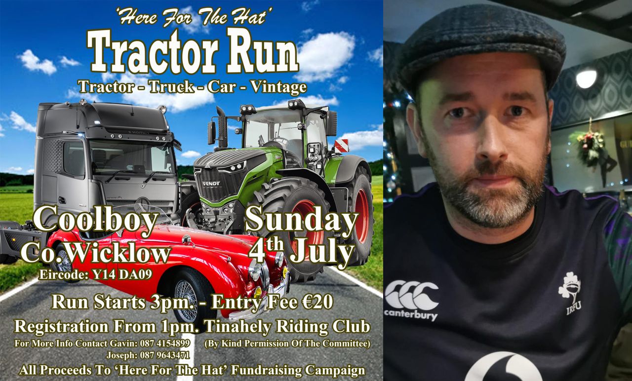 Full steam ahead for 'Here for the Hat' tractor run