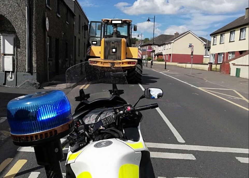 Loader driver in hot water with Gardaí for 'mobile' mix-up