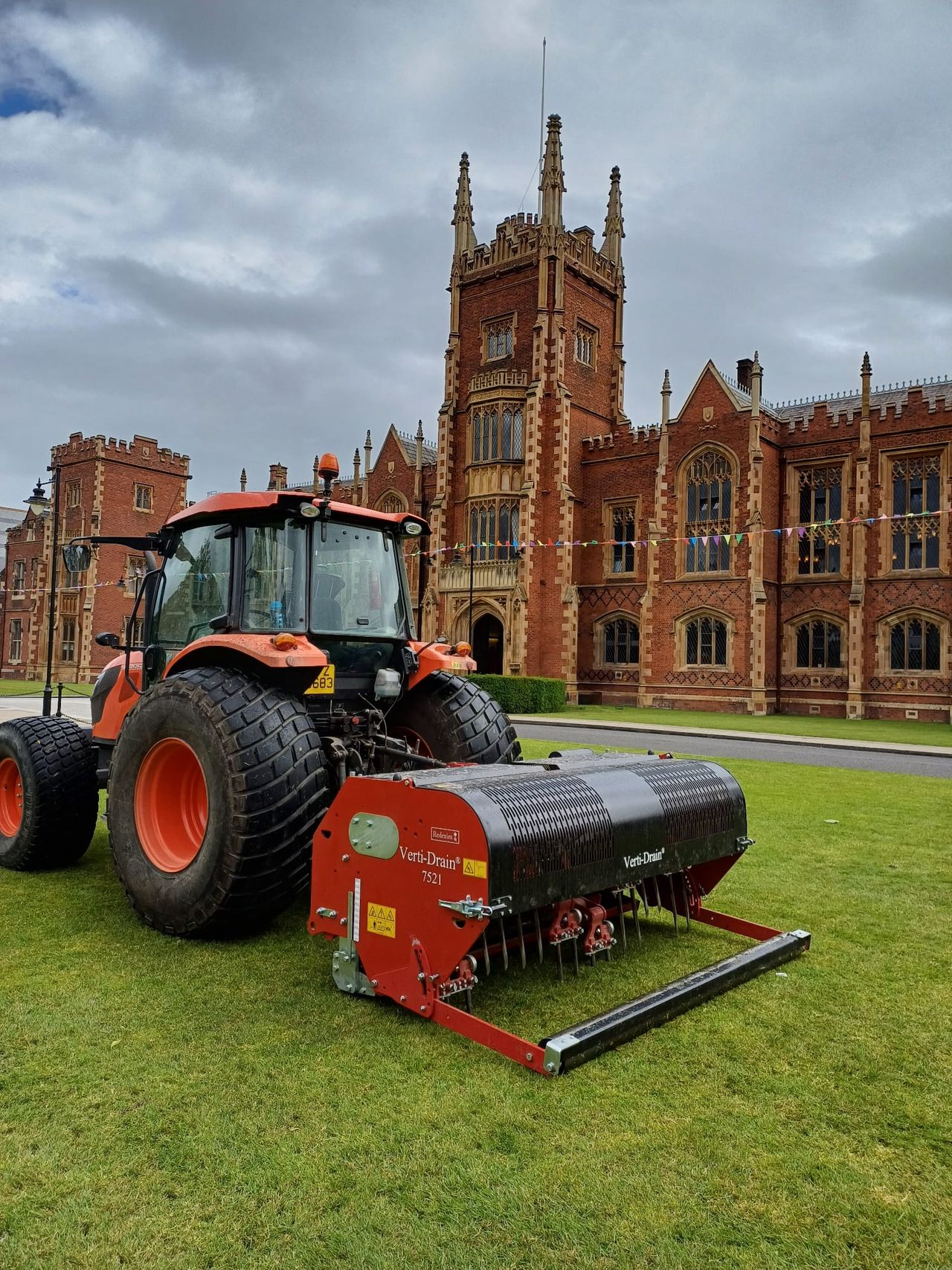 The uses of soil aeration in  grassland farming