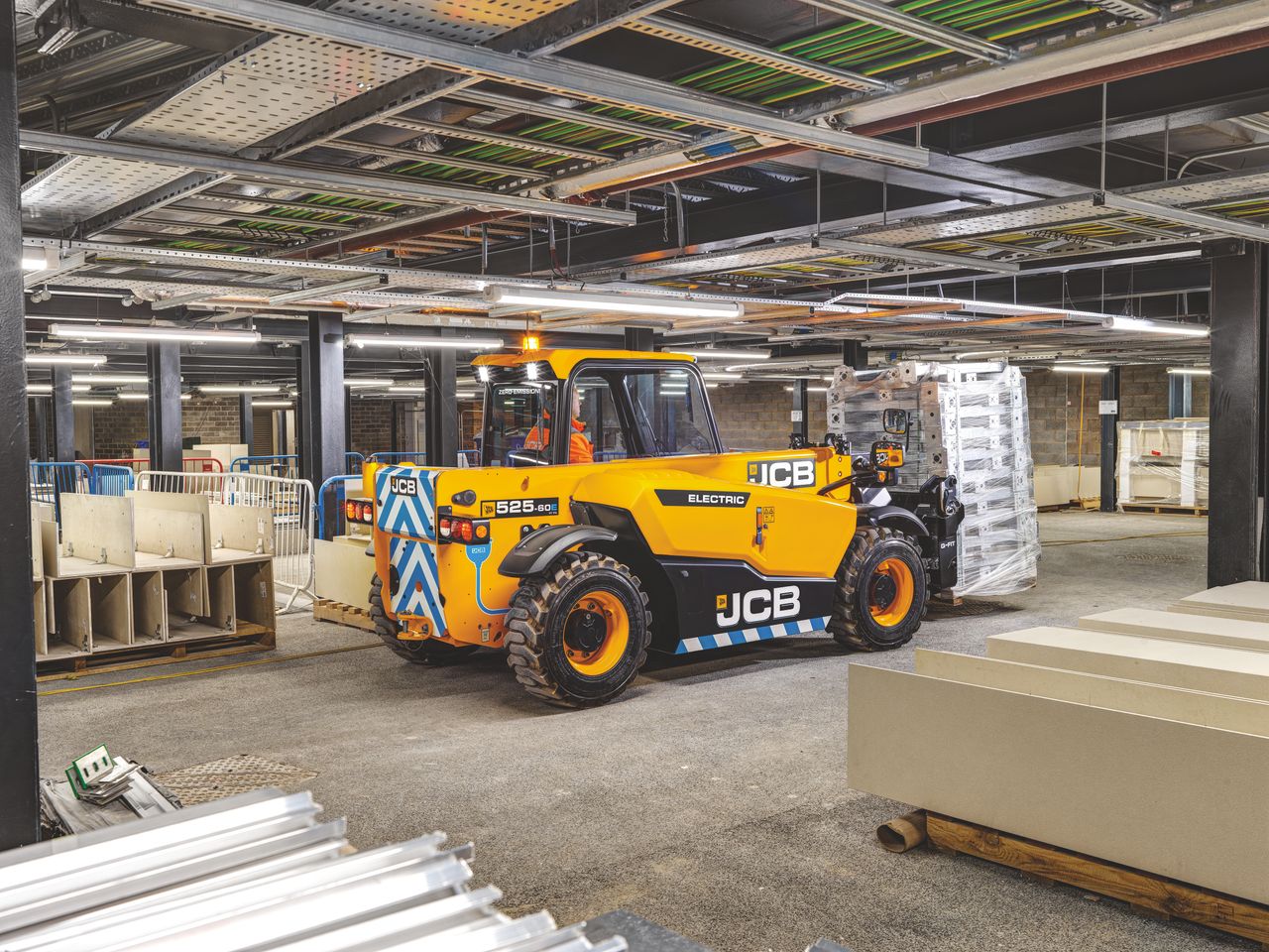 Pics: JCB unveils first ever 'zero-emission' electric Loadall