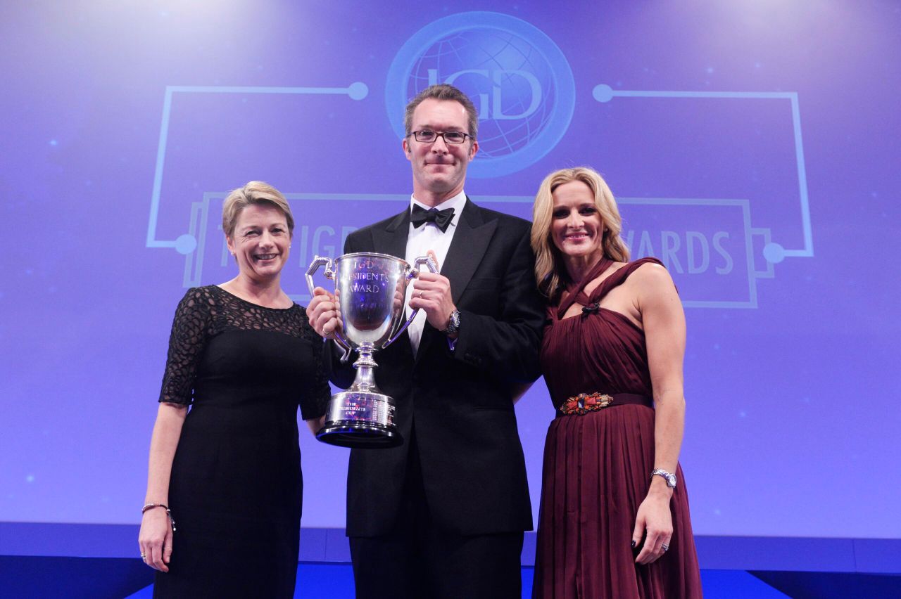 Greencore’s Patrick Coveney collects IGD President’s Cup