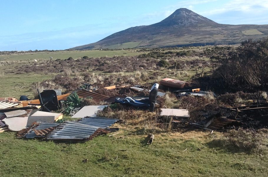 Over 120t of waste dumped in Wicklow and Dublin uplands