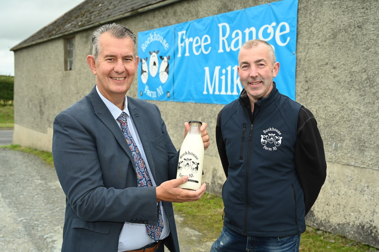 Minister Poots visits local farm businesses making a difference