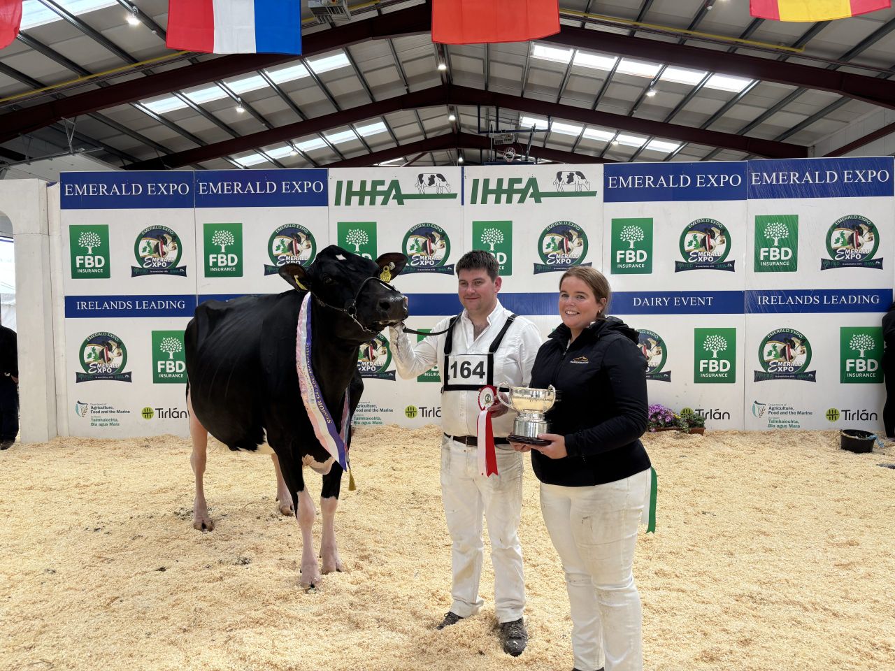The double champ: Coolroehouse Abbott Ann goes the distance