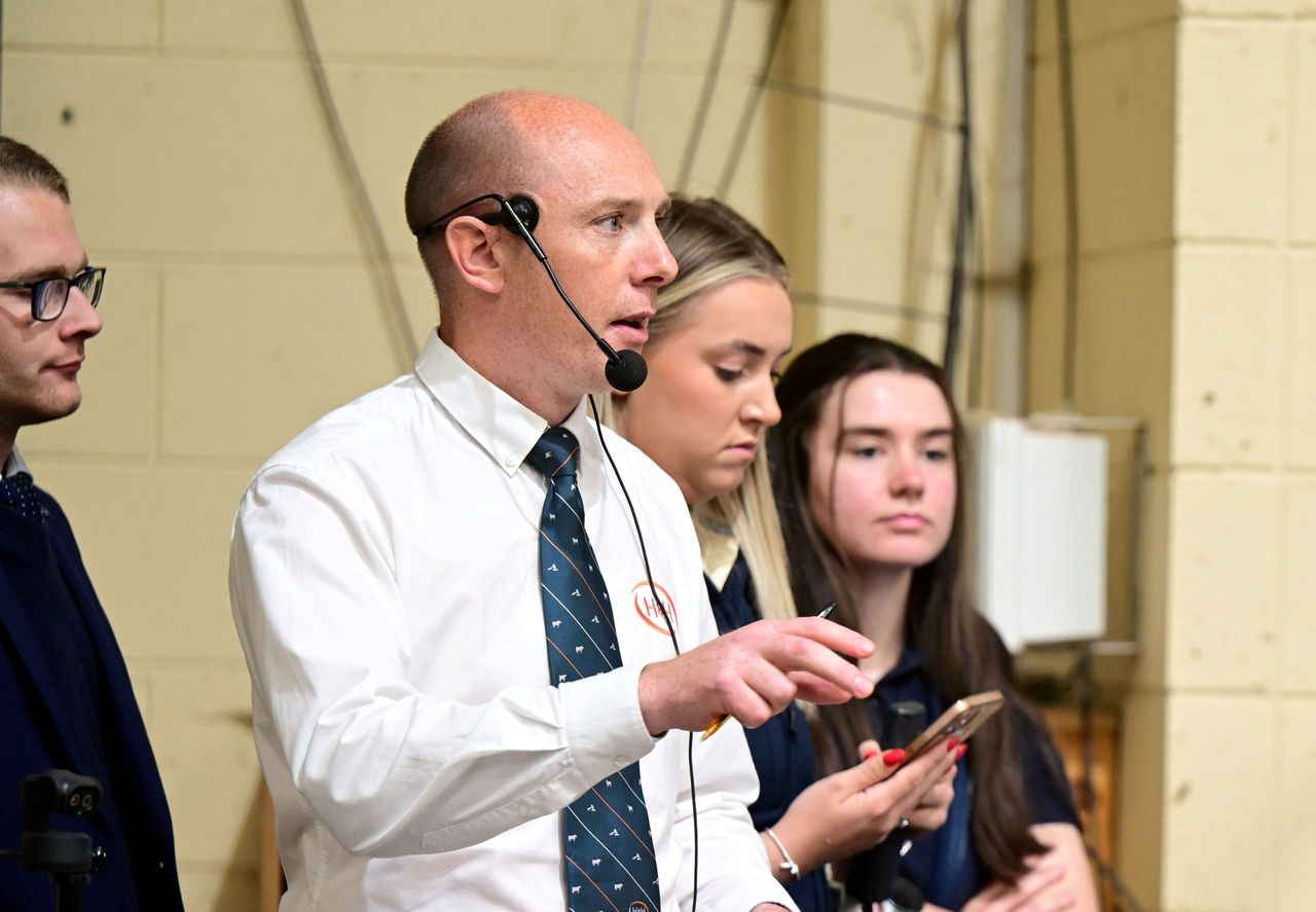 Harrison and Hetherington auctioneer Grant Anderson