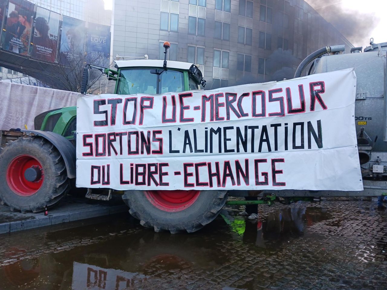 European farmers bring Brussels to a standstill