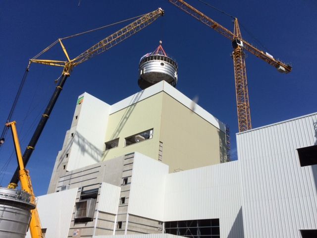 Massive Equipment lift at new Dairygold development