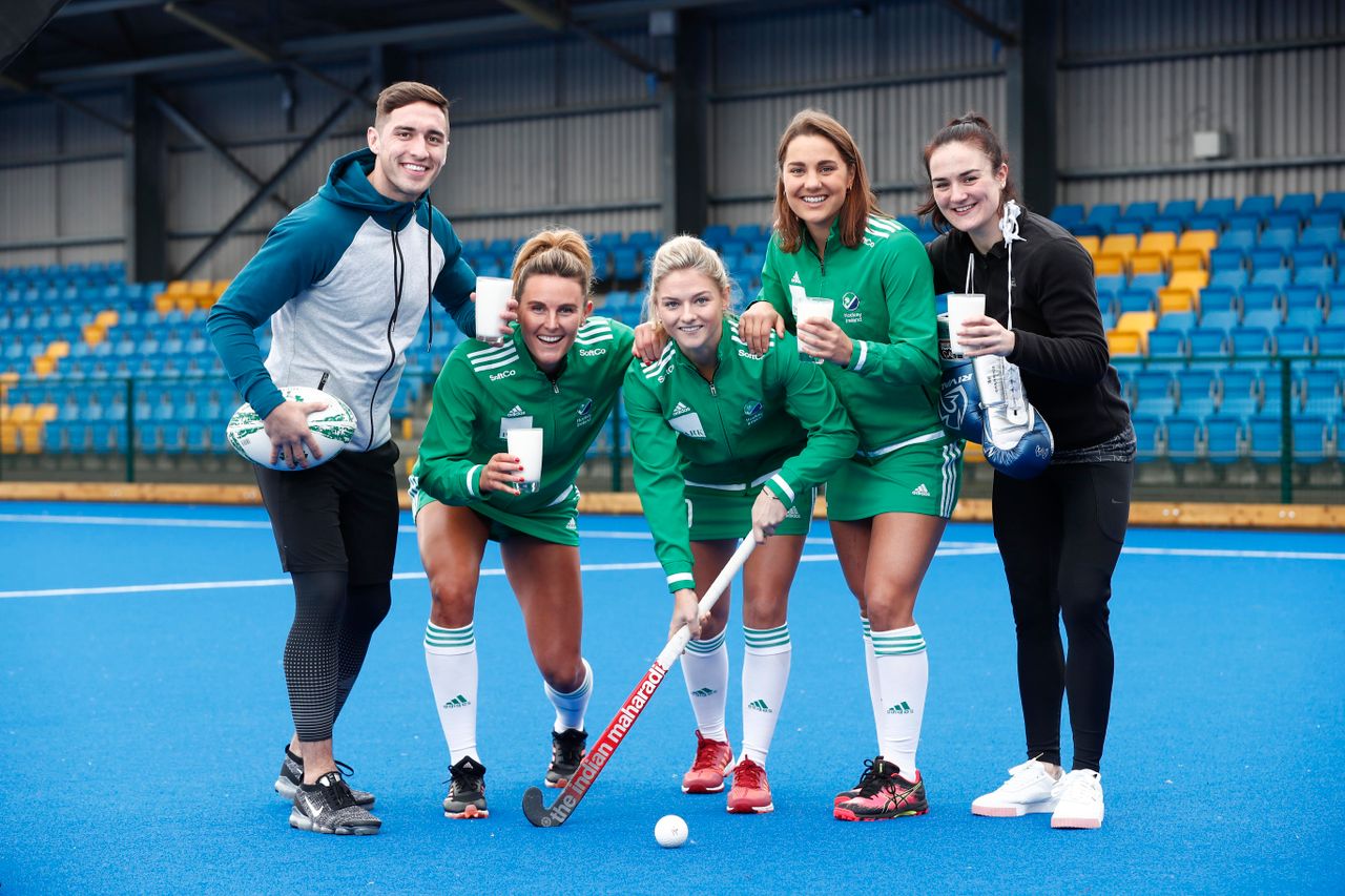 Irish sports stars get on board for milk promotion campaign