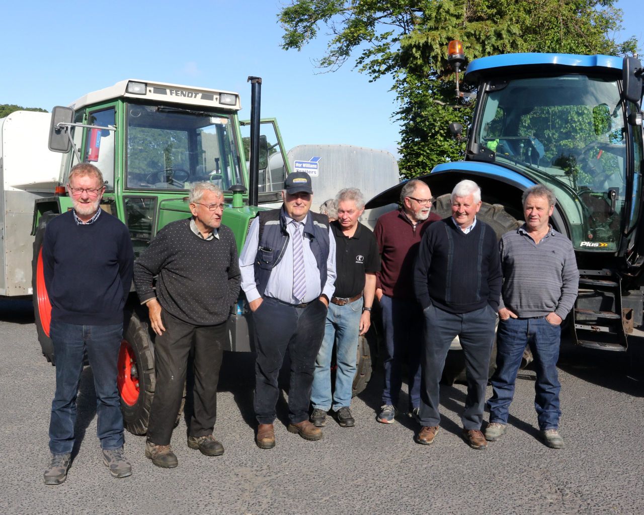 The farmers from Rathkeale, on tour with their vintage tractors from Rathkeale. Image:Brendan Gleeson