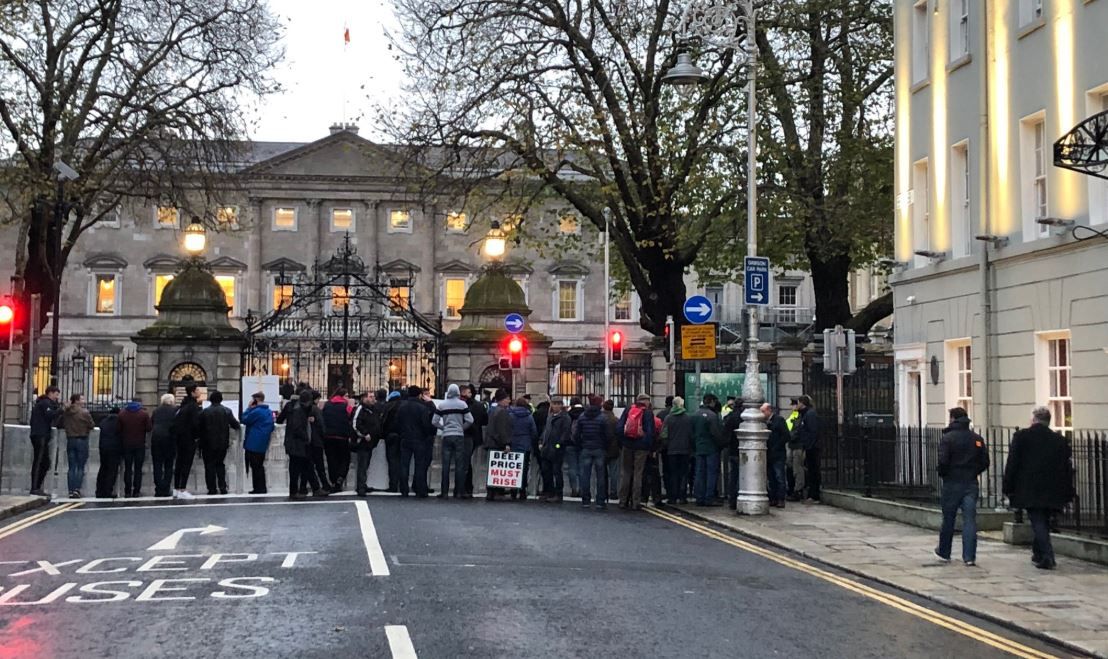 Protesters seek meeting with Minister Creed