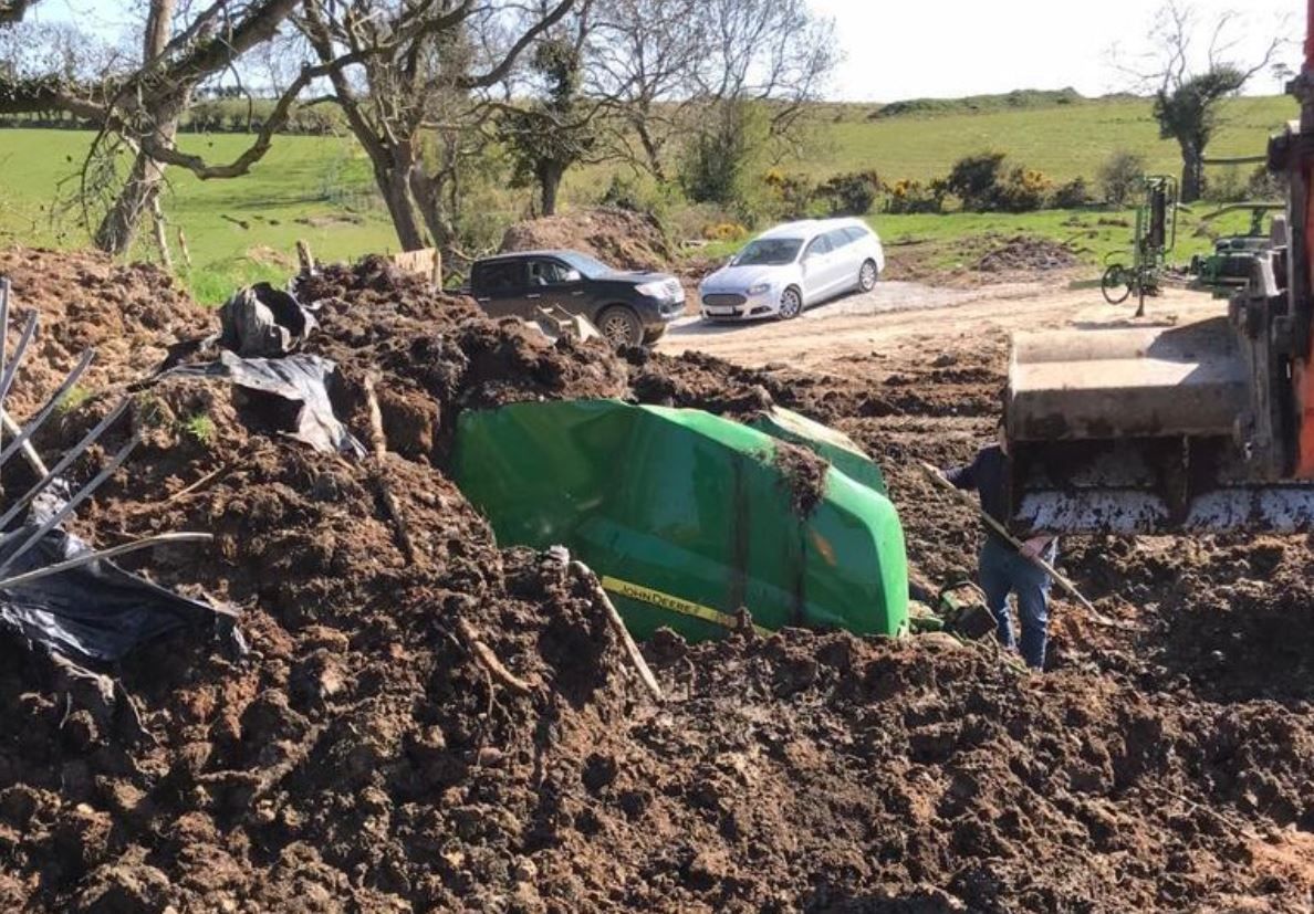 Investigation over buried machinery continues one year on