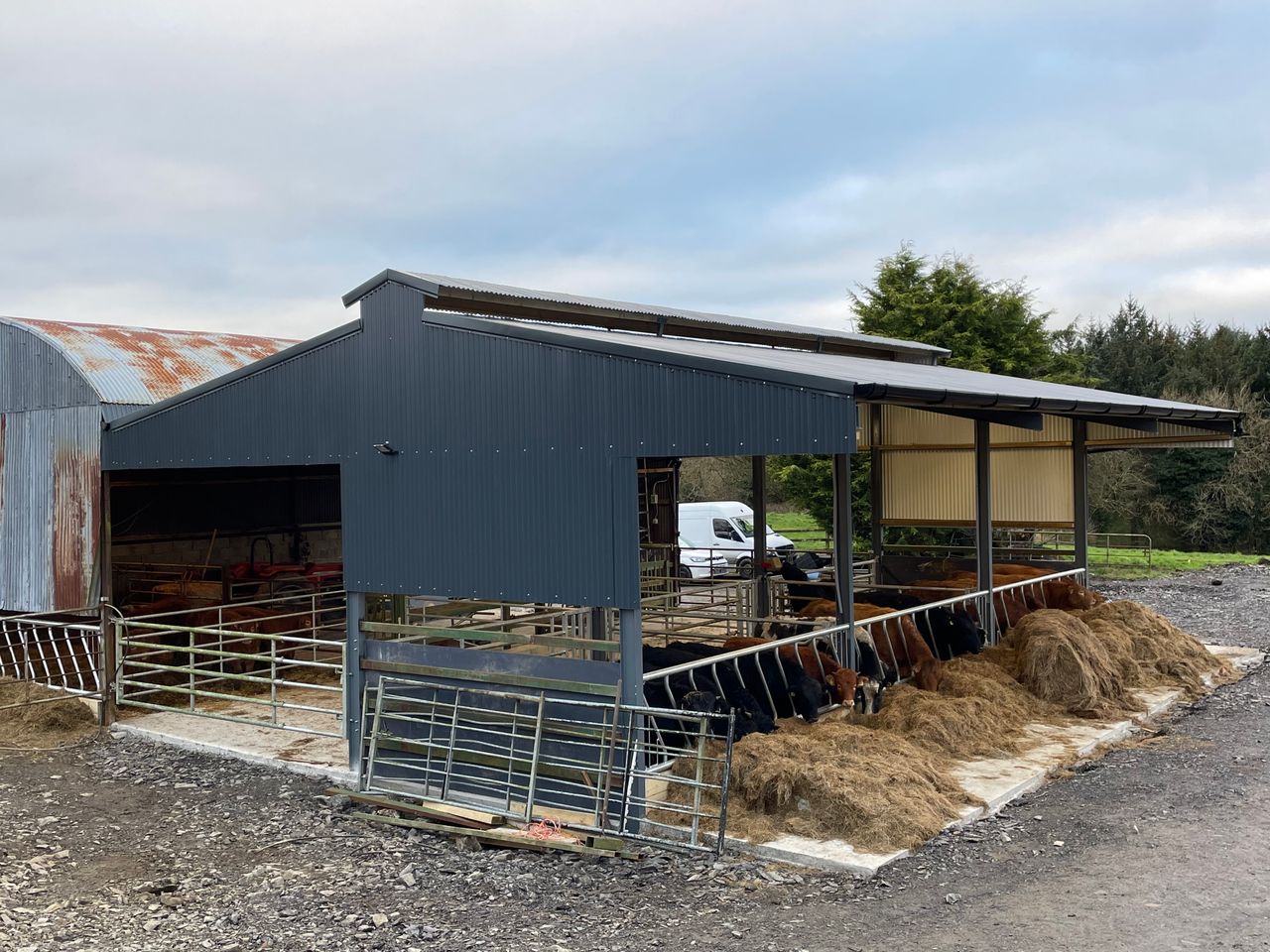 Buildings Focus: Merging a new slatted shed with an old hay shed