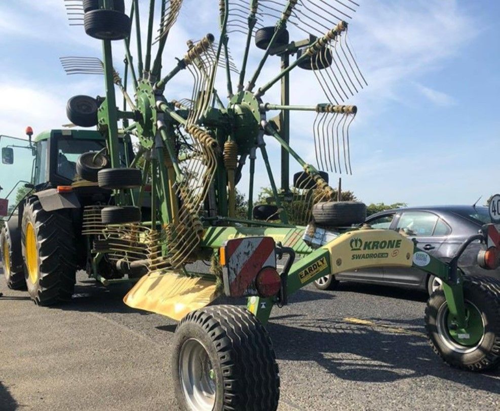 Tractor driver reined in following road safety wrong