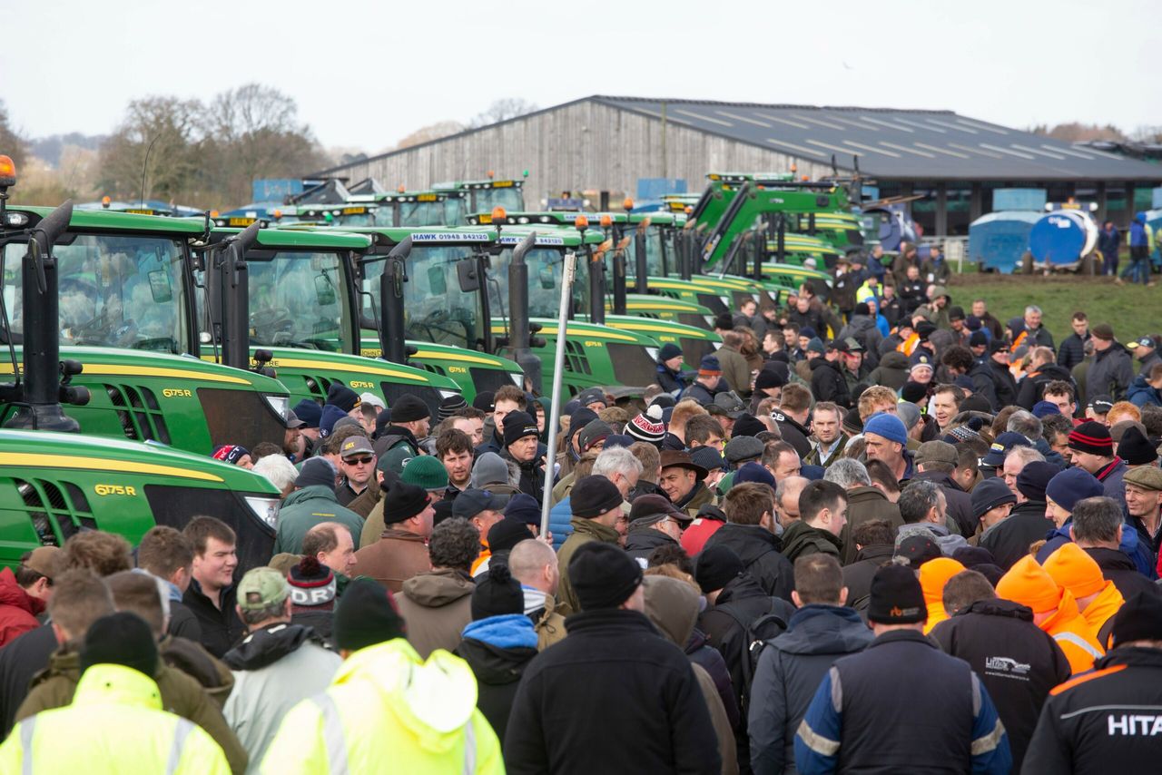 Pics: Huge John Deere tractor clearance auction pulls the punters