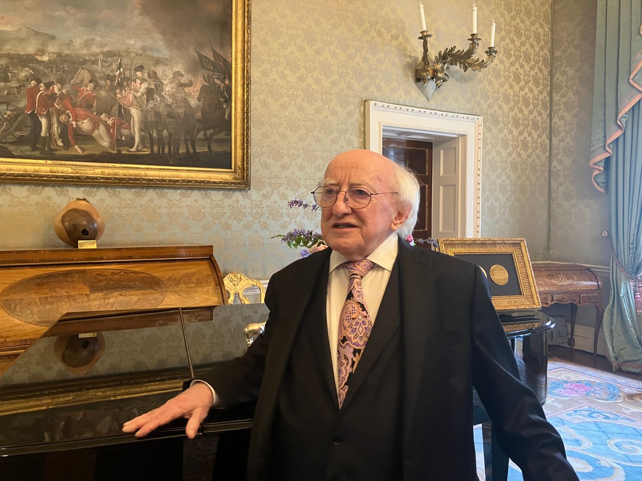 Watch: President Higgins says Ireland should produce different dairy products