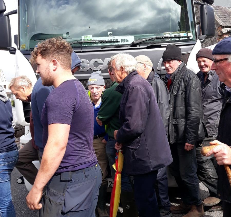 Tense scenes at protest in Rathdowney
