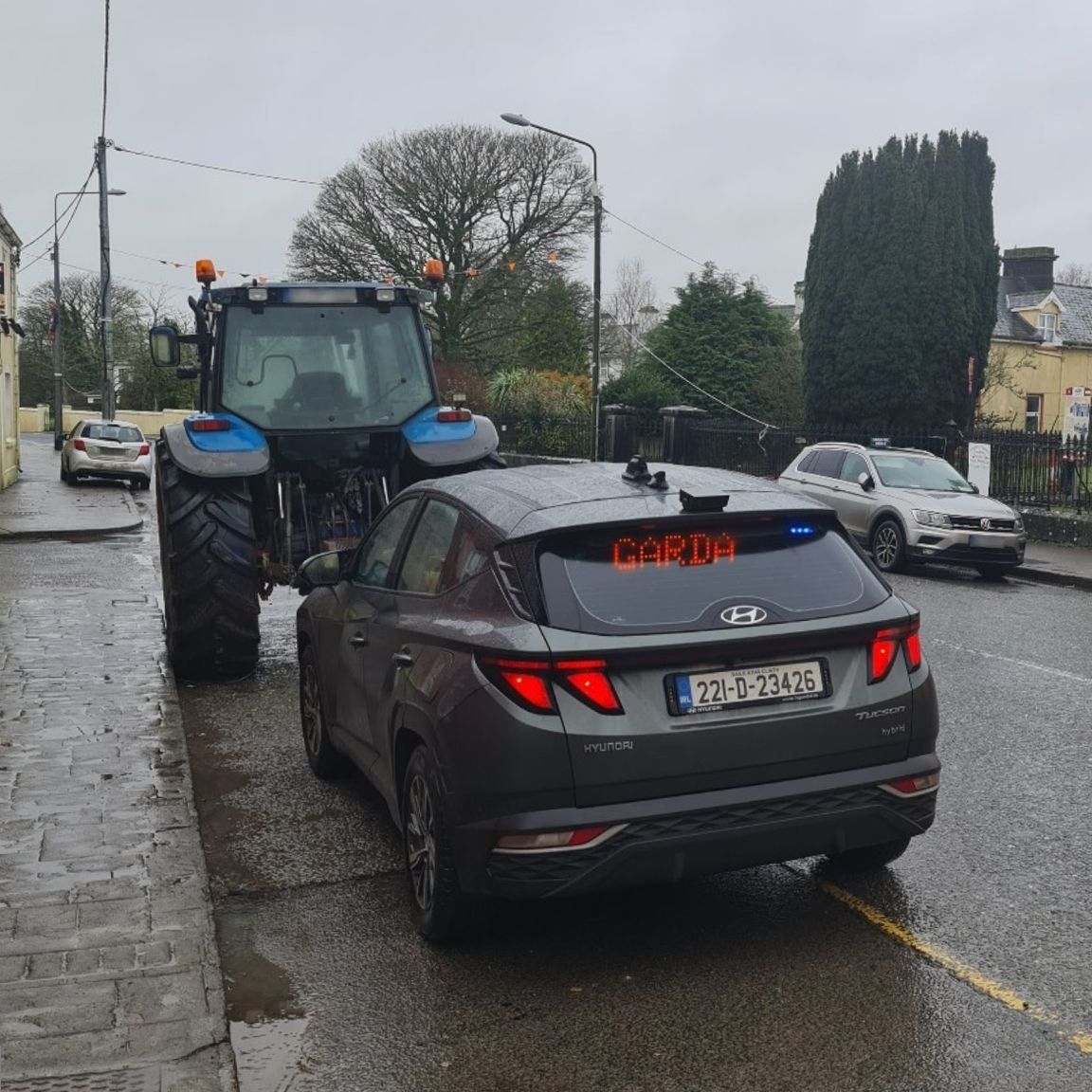 Gardaí stop 15-year-old driving tractor with no tax or insurance