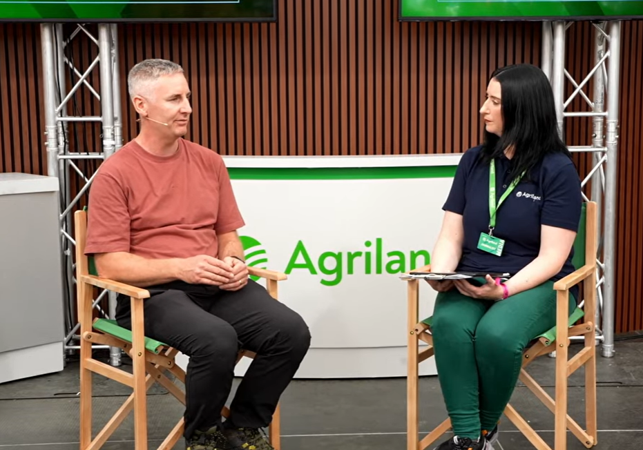 Richard Walsh talking about the work of Ronald McDonald House with Agriland's Aisling O'Brien