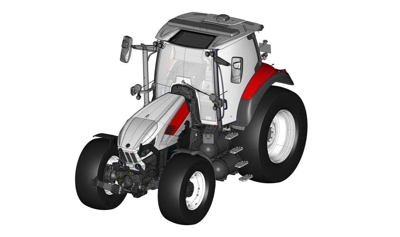 Hydrogen-powered tractors explored in Steyr Hytrac project
