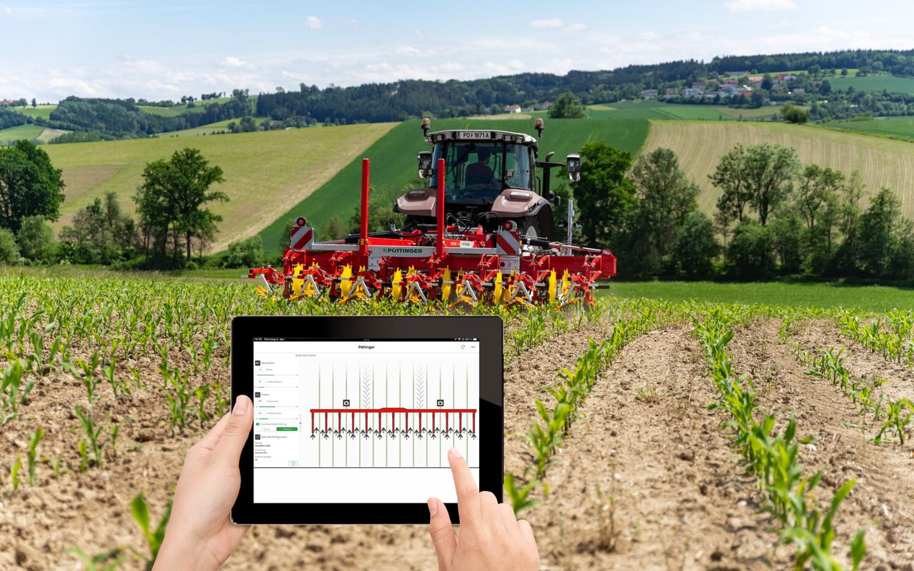 Machinery: Online settings from Pottinger for row crop weed control