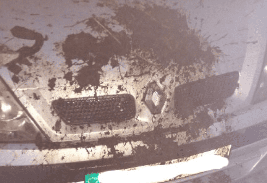 Election candidate's car vandalised with manure