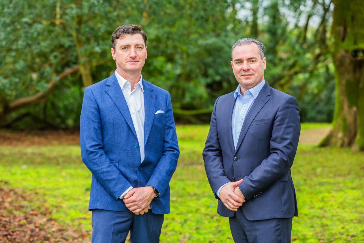 Cormac O'Keeffe, Carbery Group chairman (left) and Jason Hawkins, CEO (right)