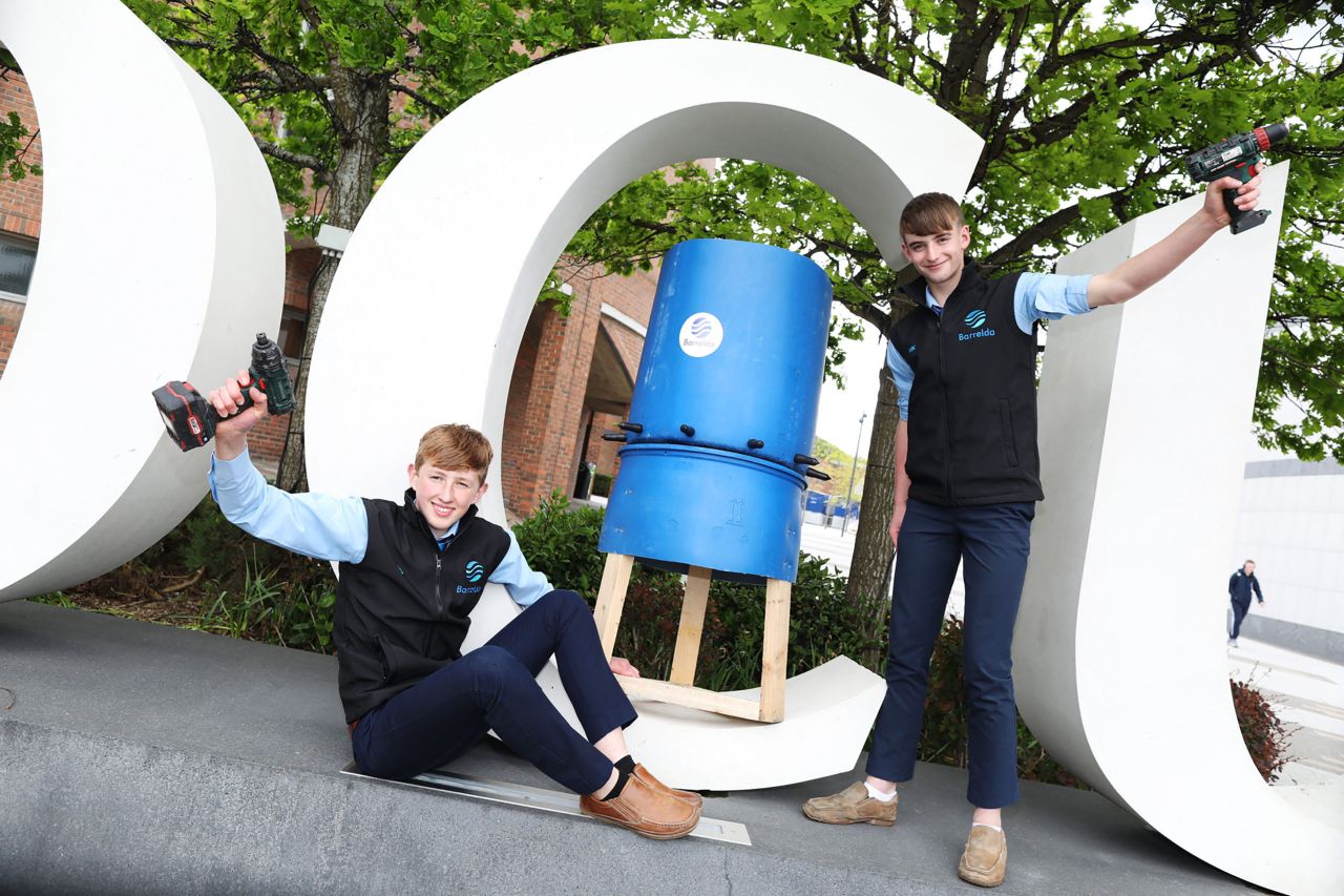 Recycled plastic drums scoop top award for young Meath farmers
