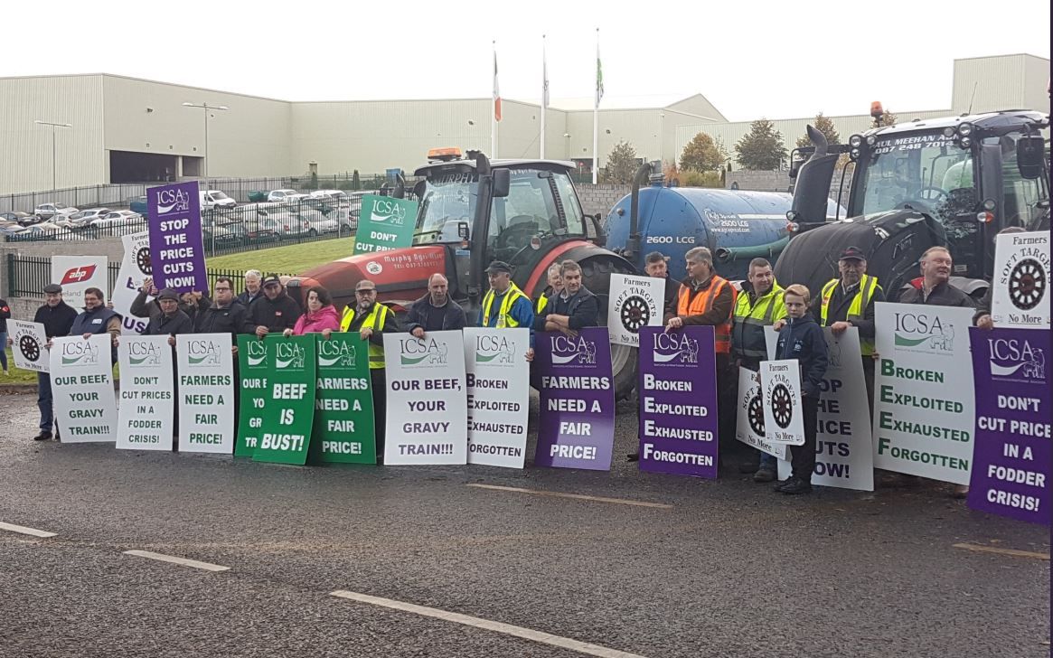 ICSA beef price protest brings ABP plant to standstill