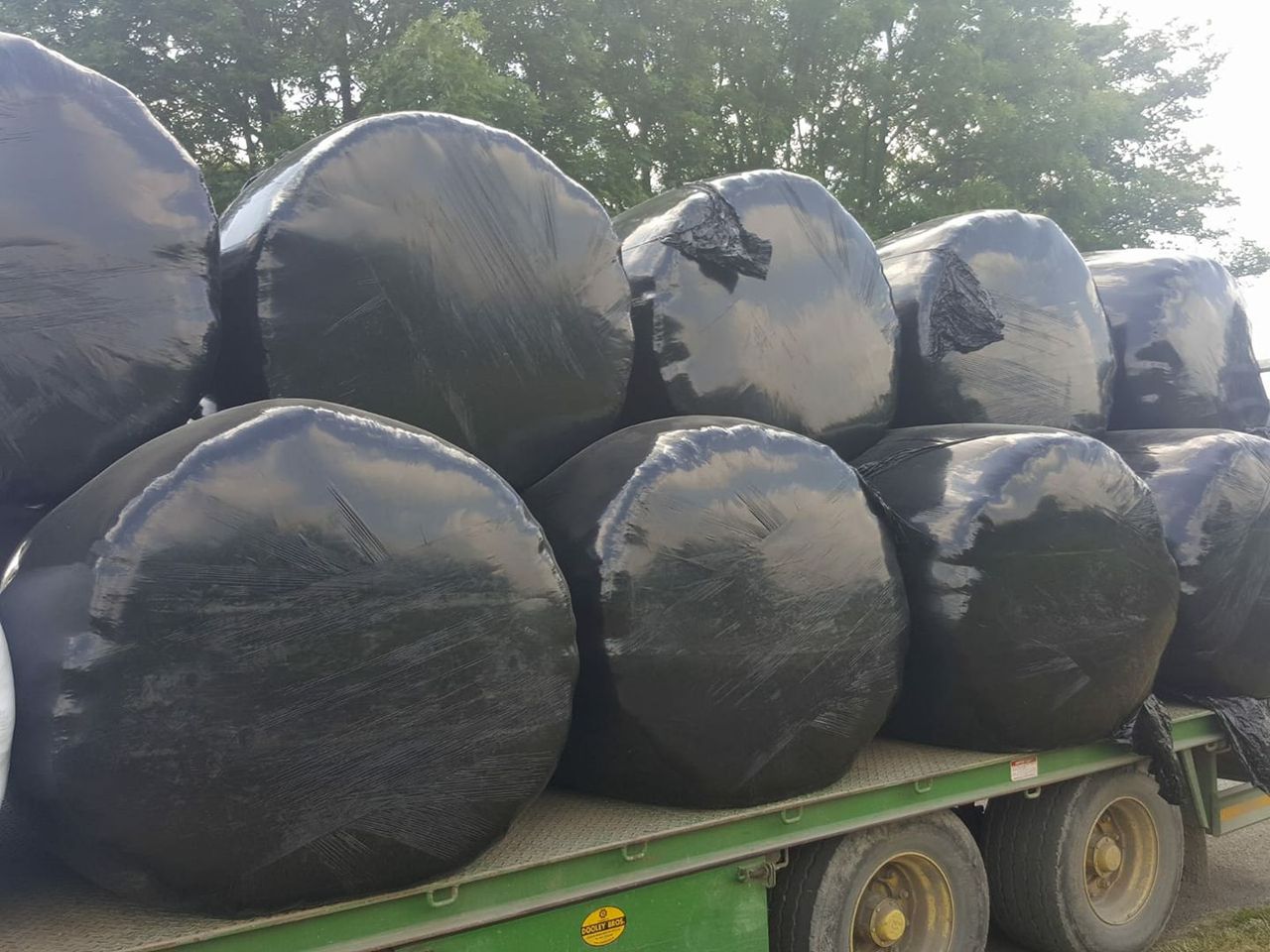 Transporting bales? Don't forget to apply straps