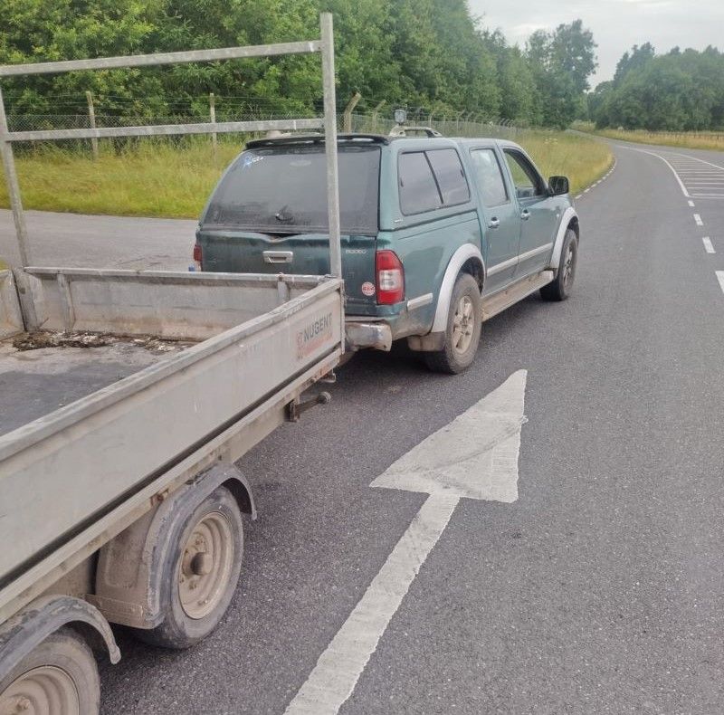Green diesel detected in 4x4 towing trailer in Kilkenny