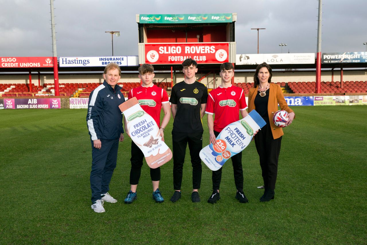Gold backing 'Red': Connacht Gold extends Sligo Rovers sponsorship