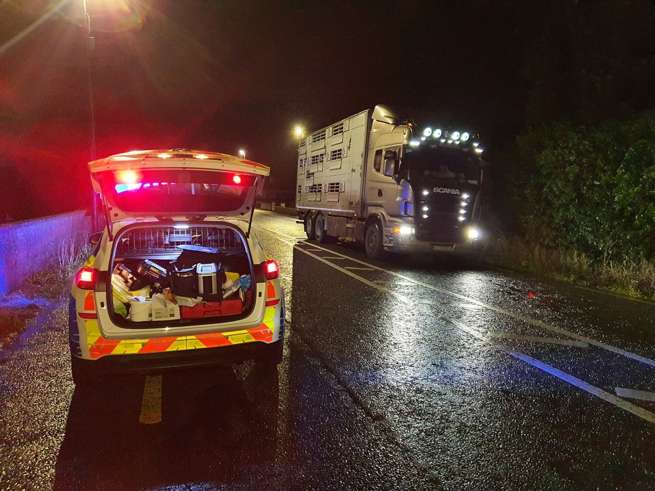 Gardaí stop cattle lorry after disqualified motorist found driving