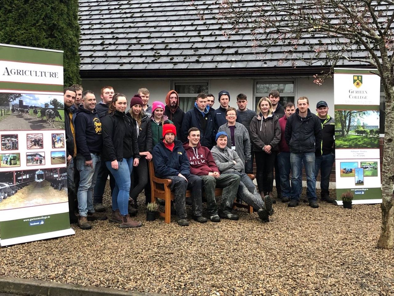 Gurteen ag college team 'transform' courtyard at residential service