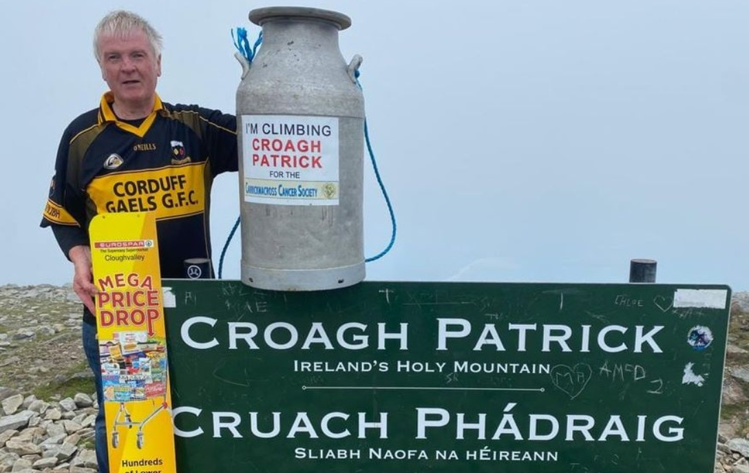 Creamery can brought to top of Croagh Patrick to raise money for charity