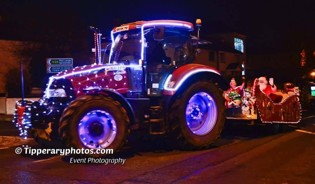 Christmas tractors of Carrick-on-Suir ready to sparkle