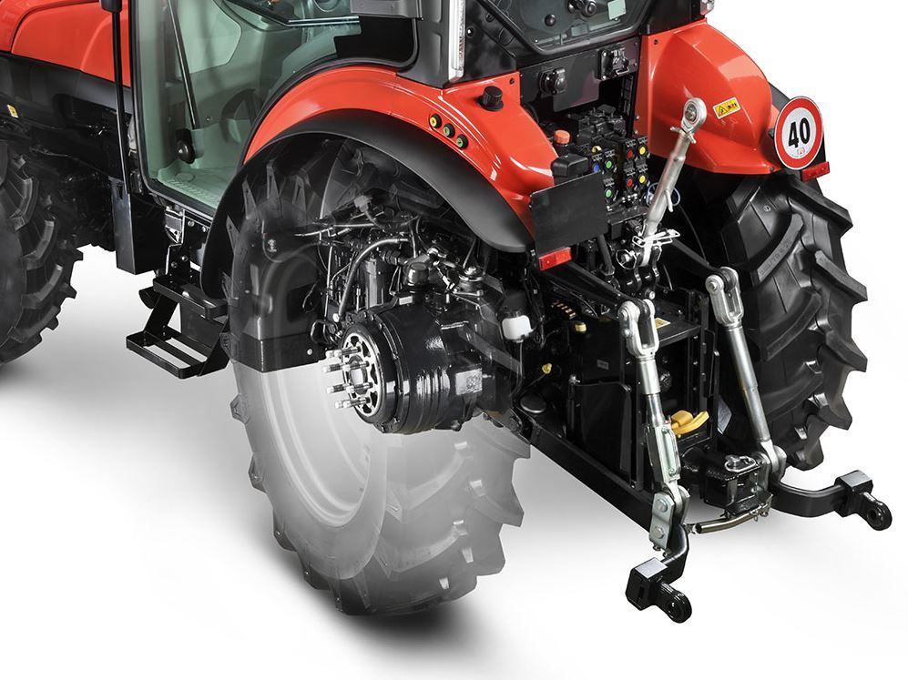 Latest Same tractor equipped with 4-wheel-steering