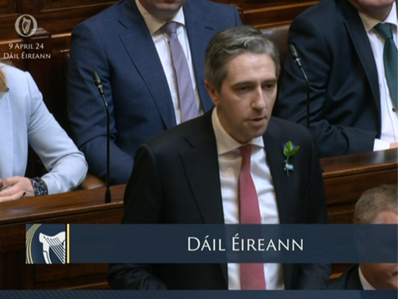 Simon Harris elected as Taoiseach following Dáil vote