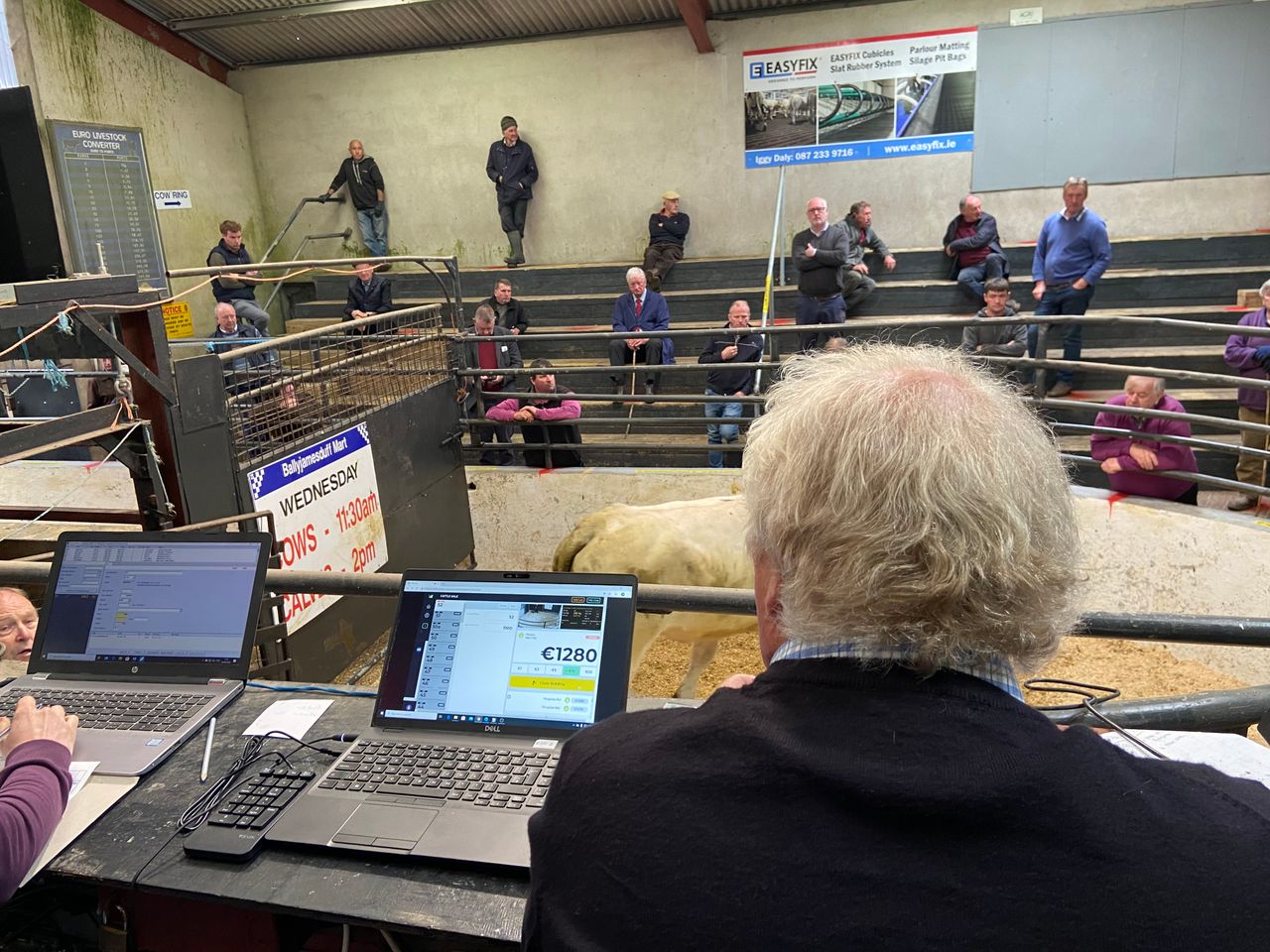 The new normal at Ballyjamesduff Mart