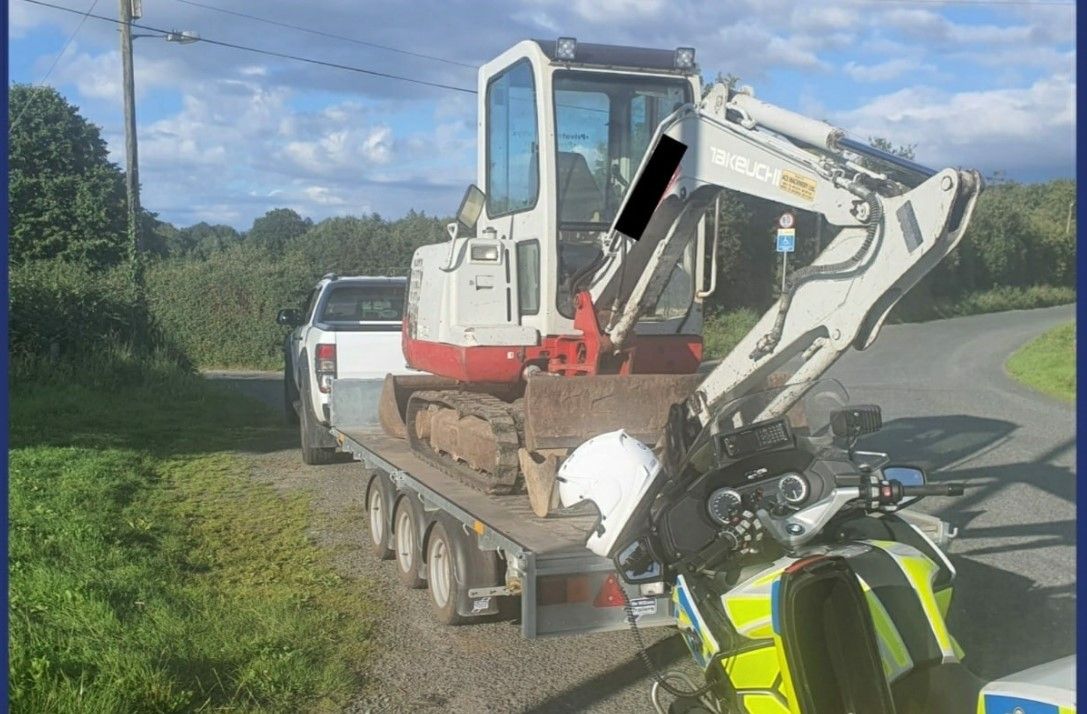 RPU Gardaí halt 'dangerous' mini digger in its tracks