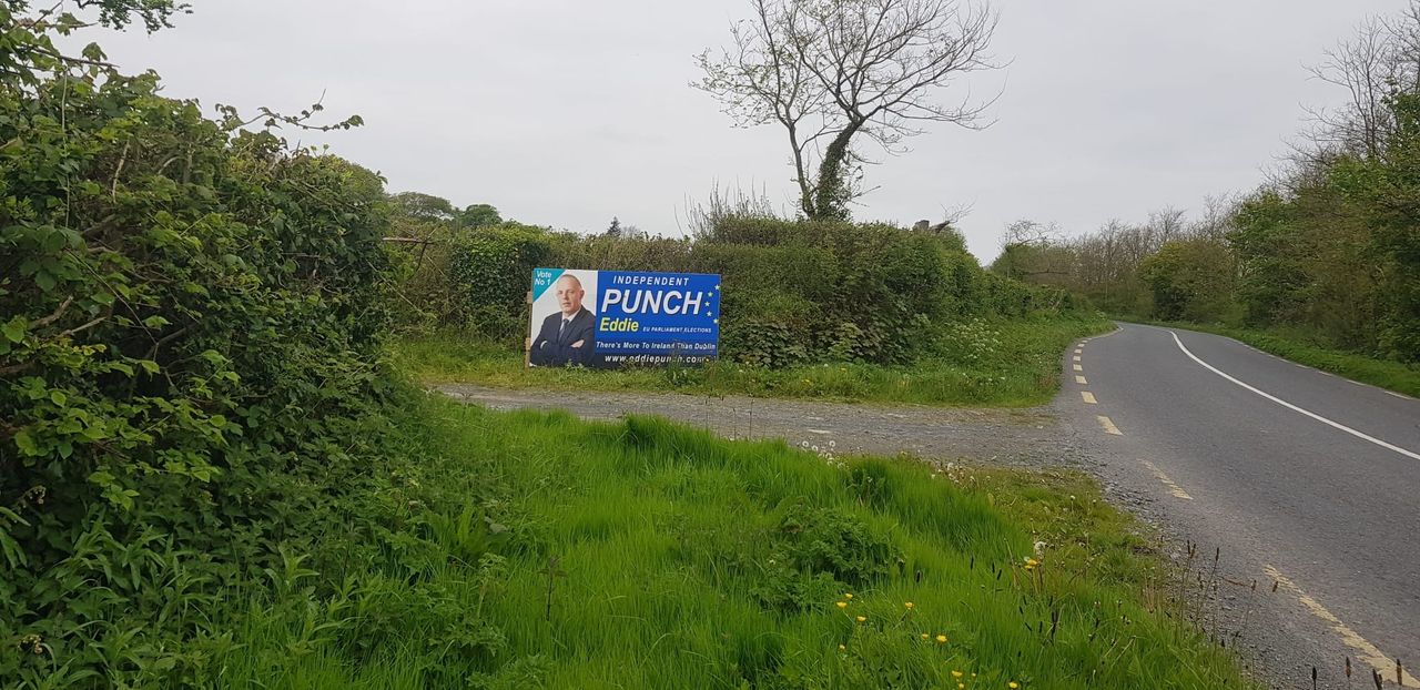 Punch 'disappointed' after election billboard goes missing