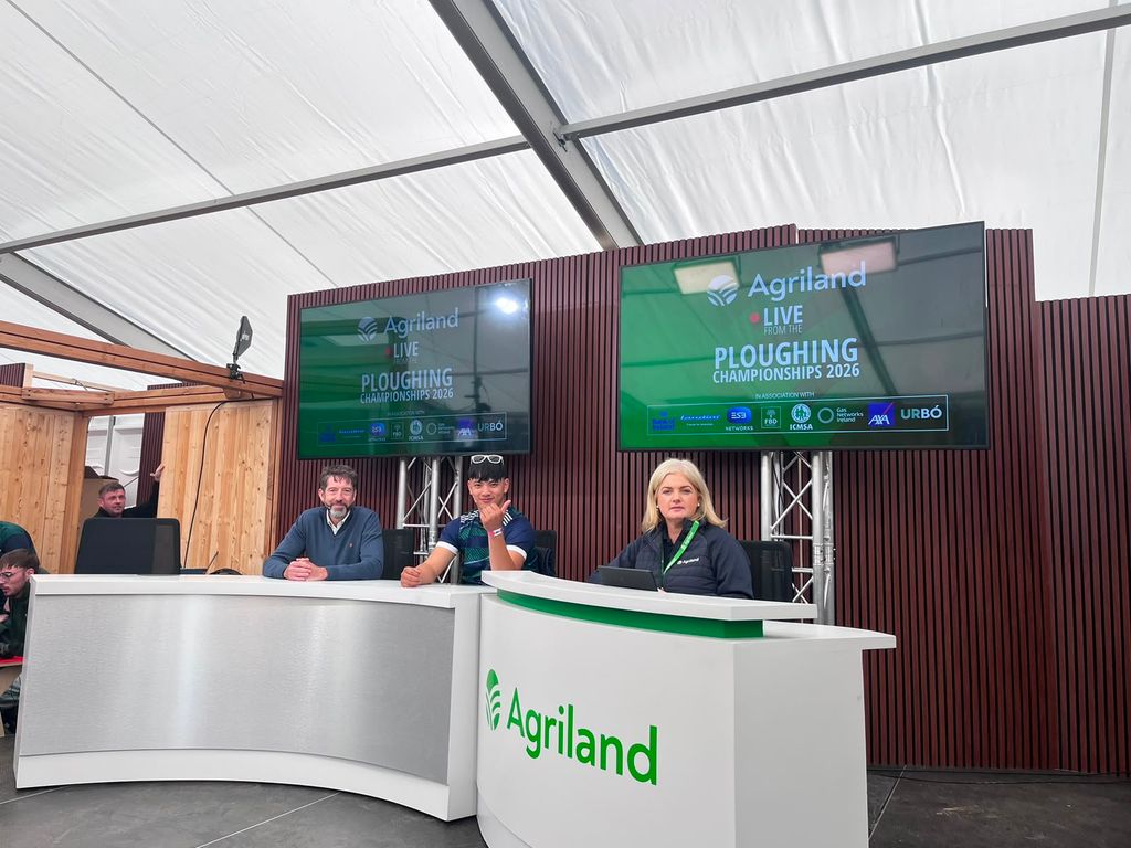 Our Food Roots, Tom Cronin and farmer Eoin Lynch with Agriland editor Stella Meehan