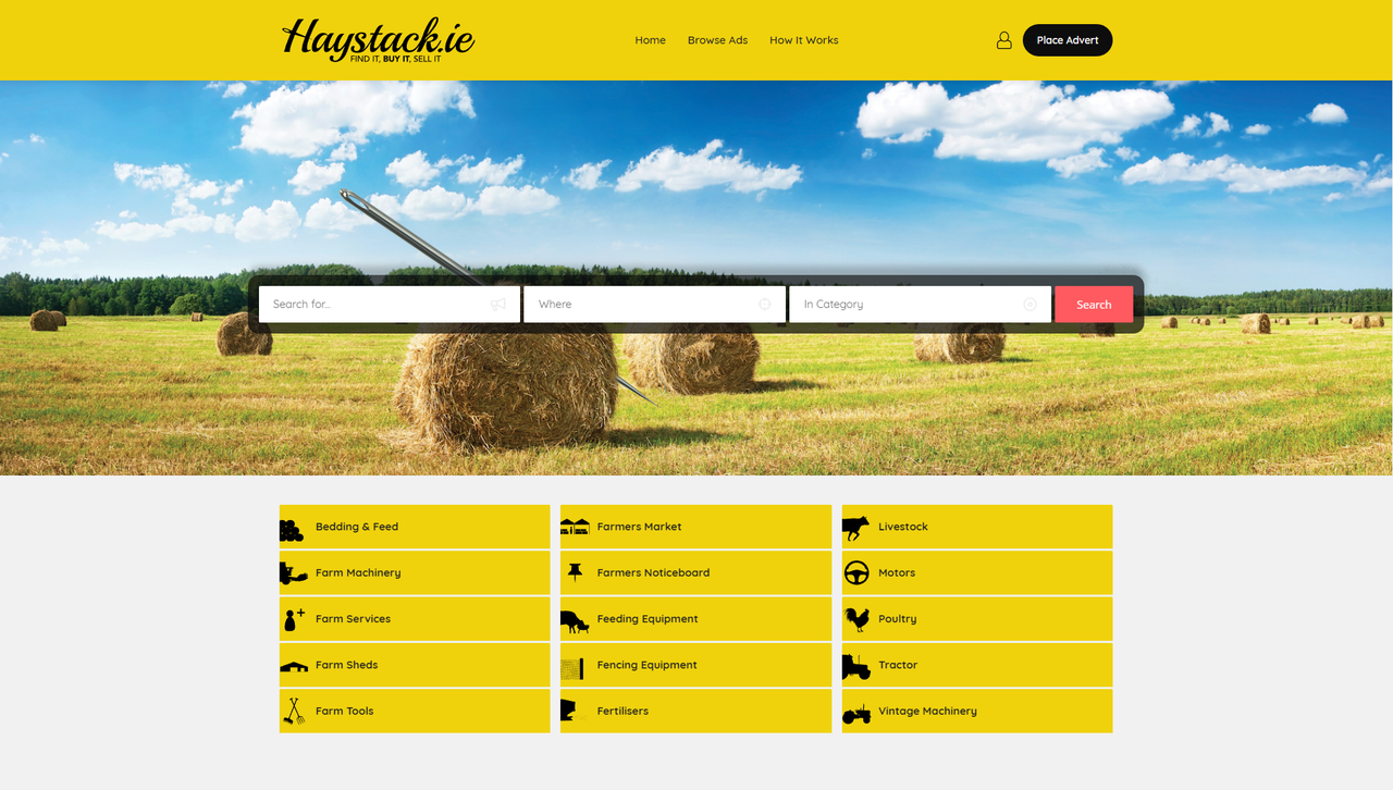 Haystack.ie: Now's your free chance to advertise all things agriculture!