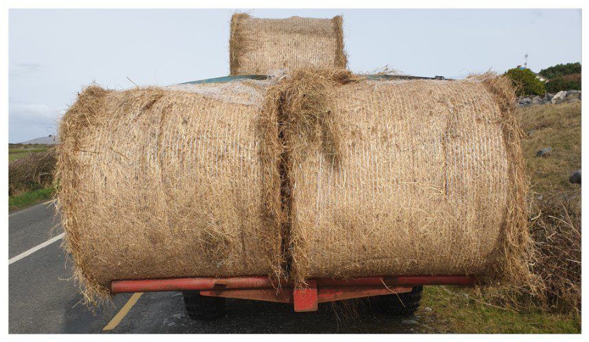 3 injured as tractor spills bales outside English pub