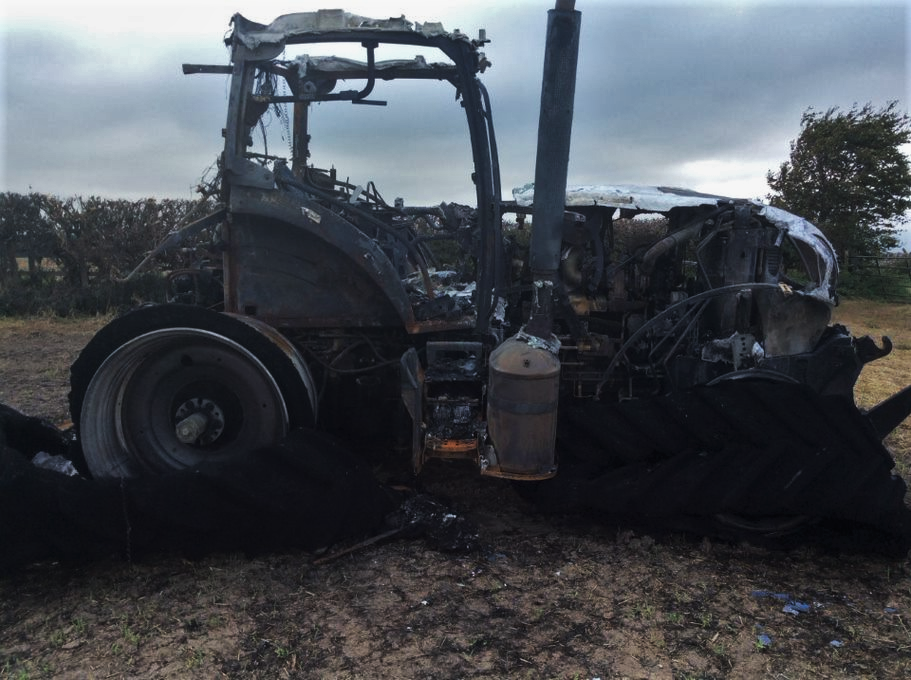 Cost of tractor fires soars to £19 million in the UK