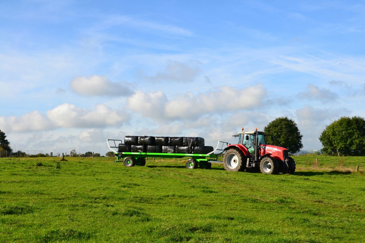 New Joskin bale trailer
