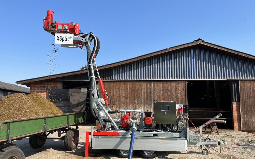 Slurry separation demo days with the Vogelsang XSplit