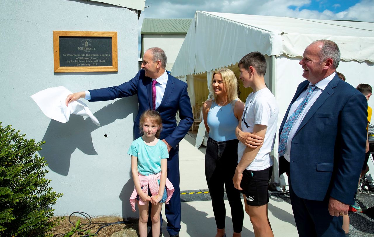 Taoiseach unveils multi-million euro expansion at Wexford farm business