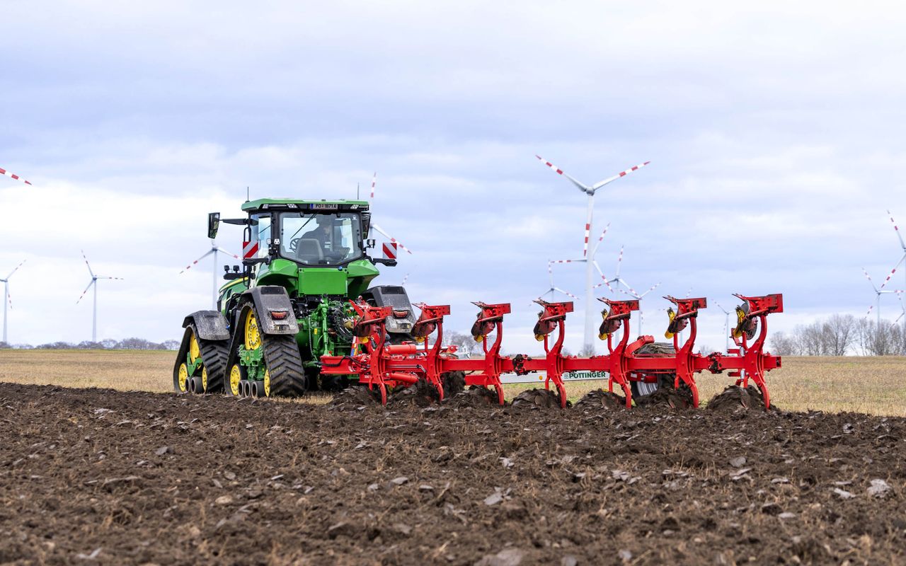 Top Pottinger ploughs take to the land
