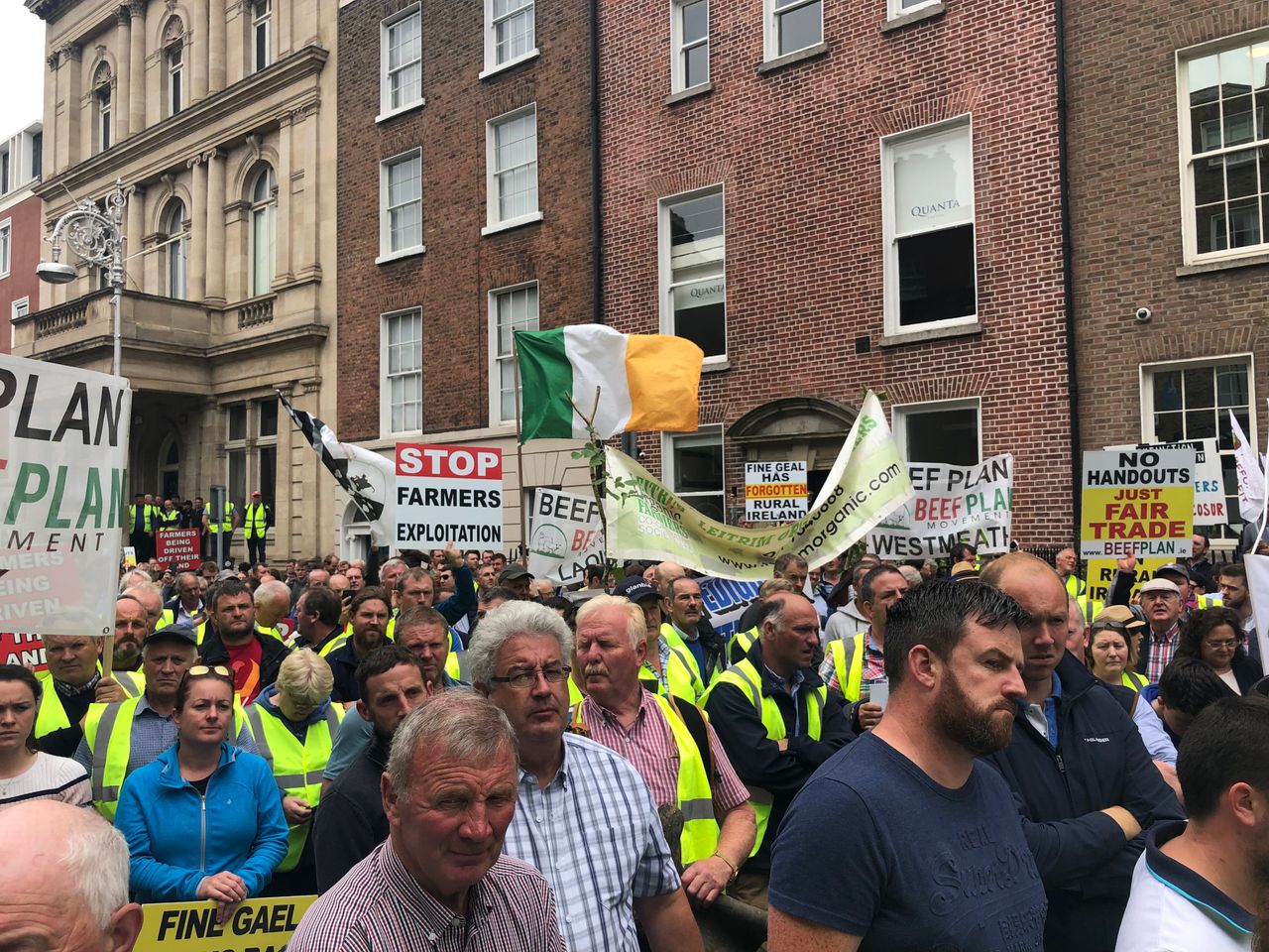 Watch: Farm bodies unite for Beef Plan protest in Dublin